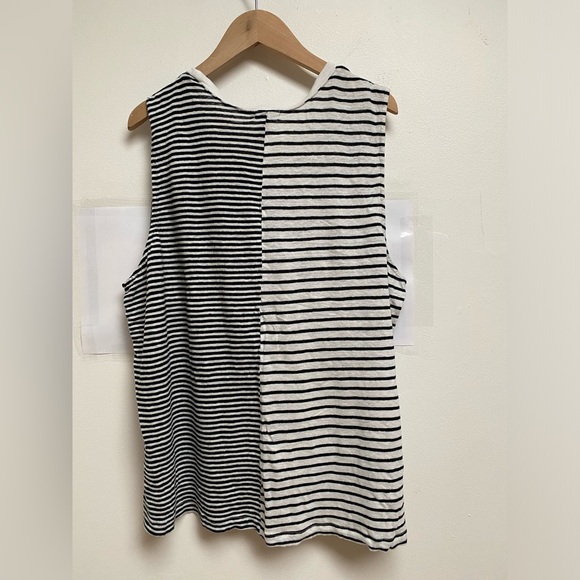 Rails Mixed Stripe Linen Tank - Size L - Picture 3 of 6